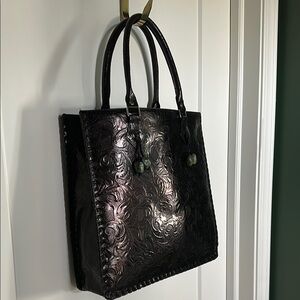 Studio Barse Black Textured Tote Bag